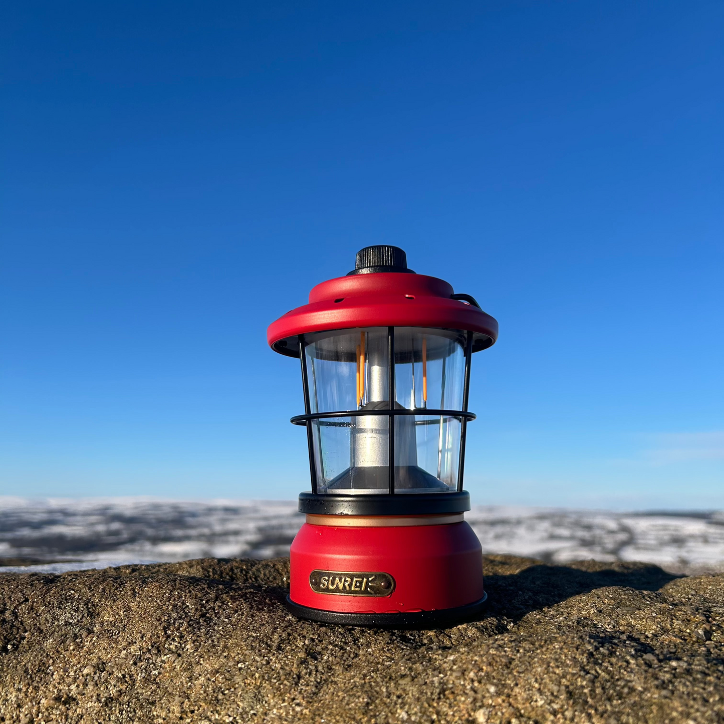 Battery Powered Hurricane Lamp