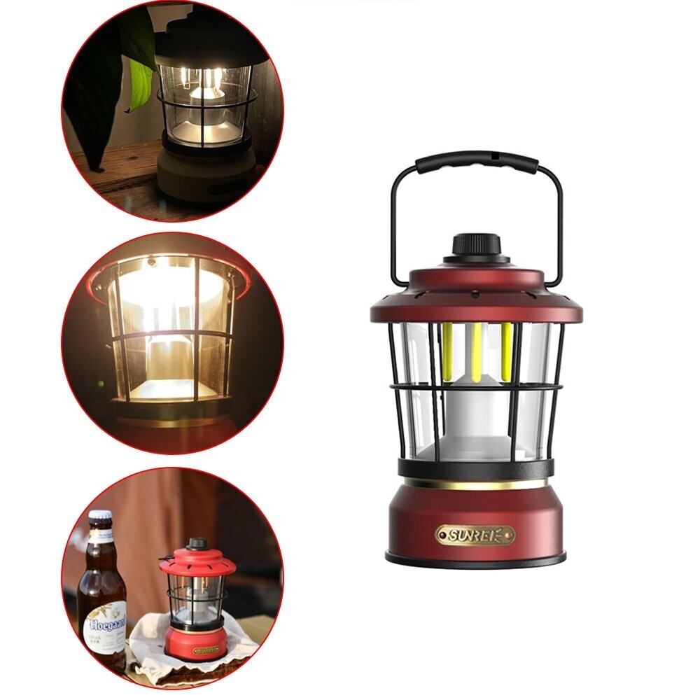 Battery Powered Hurricane Lamp