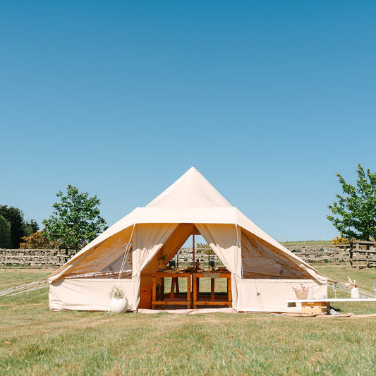 Touareg Bell Tent With Doors Open