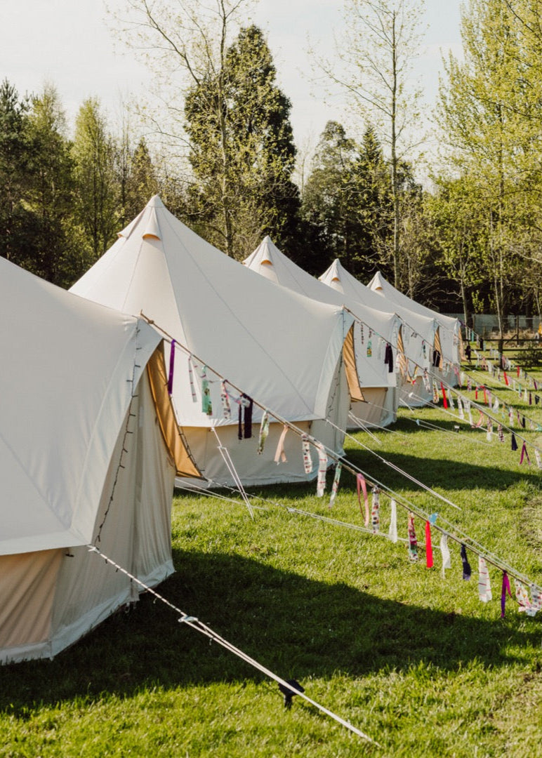 Row Of Ultimate Bell Tents