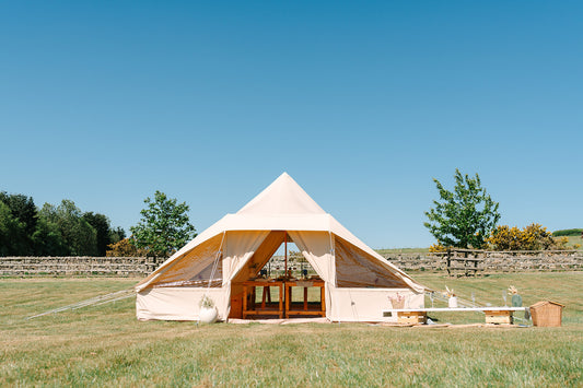 Touareg Bell Tent With Doors Open