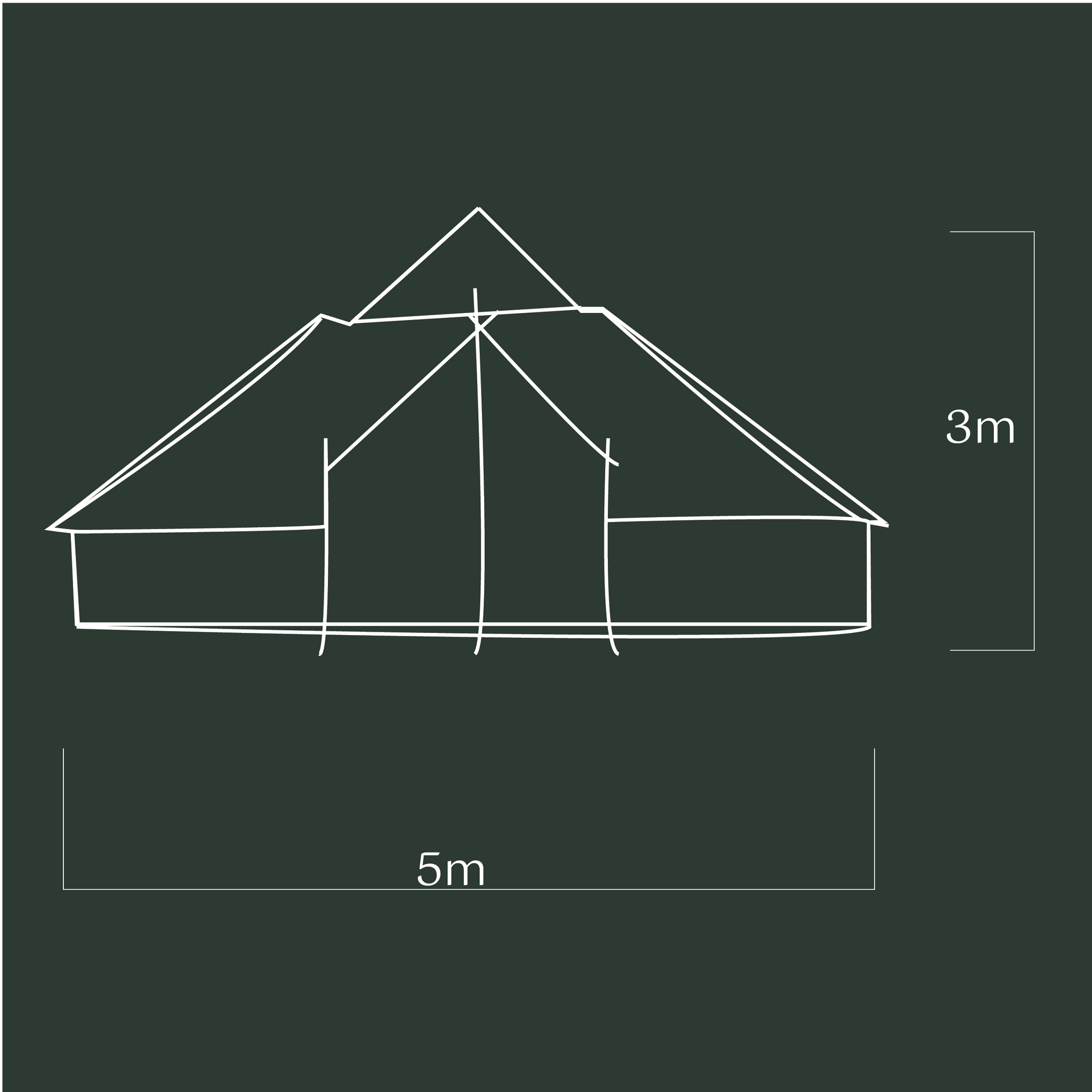 tent dimensions gmbh Ultimate Touareg Bell Tent with Fire Retardant Canvas – The Bell Tent Shop